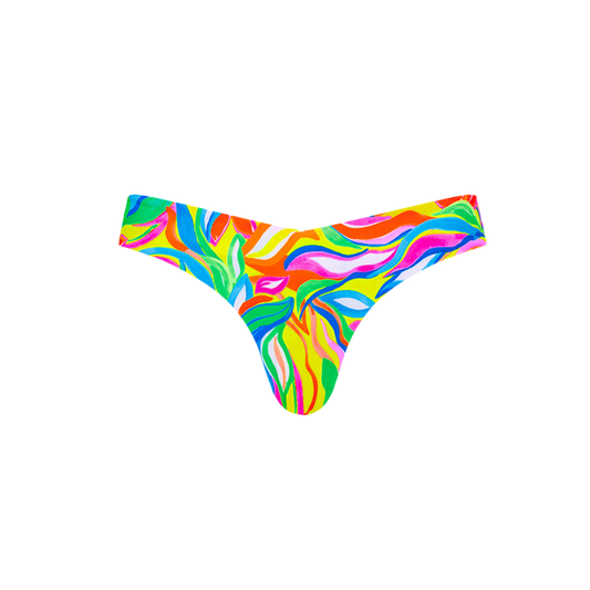 Kulani Kinis Cheeky V Bikini Bottom - Tropical Illusion - FINAL SALE