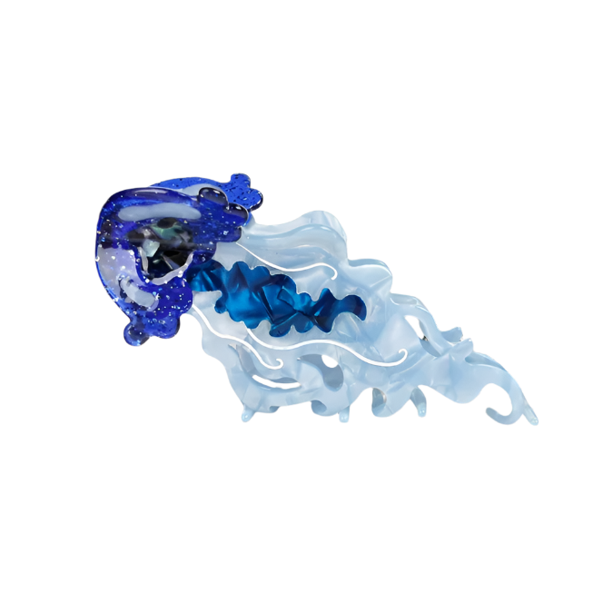 SSR Acetate Jellyfish Hair Claw Clip - Blue