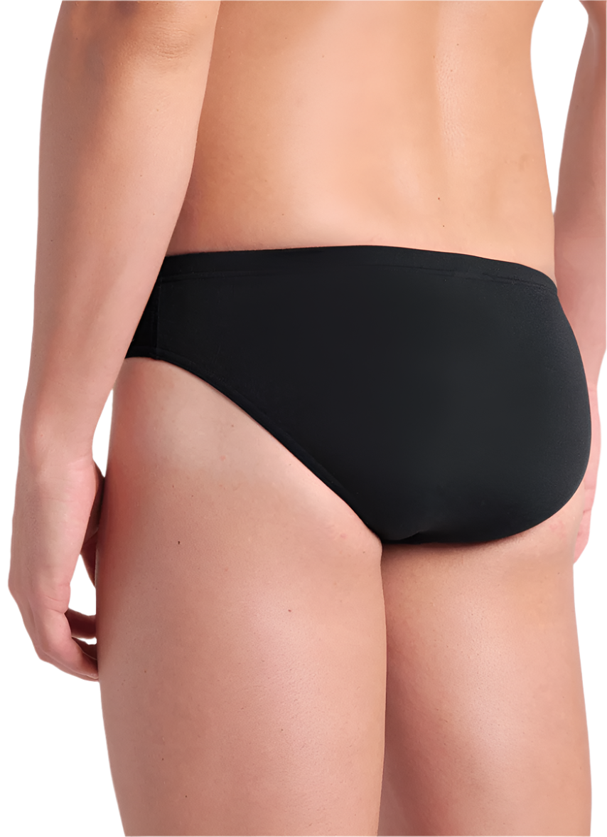 Arena Men's Diamond Brief Swimsuit - Black/Red