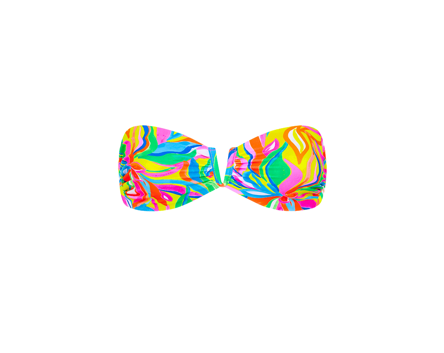 Kulani Kinis V Strapless Bandeau Bikini Top - Tropical Illusion - FINAL SALE