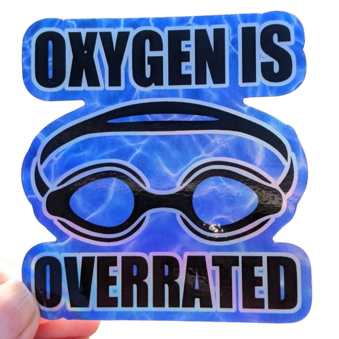 SSR Oxygen Is Overrated Swim Sticker