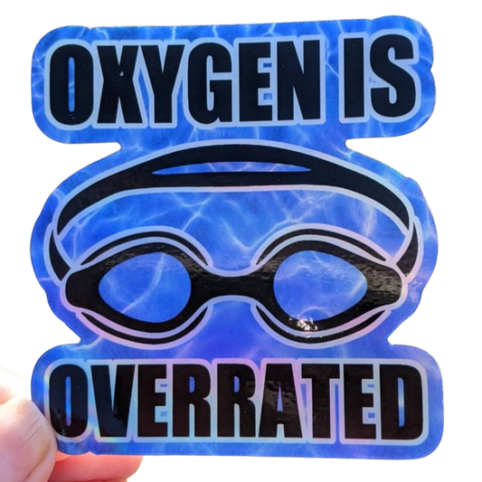 SSR Oxygen Is Overrated Swim Sticker