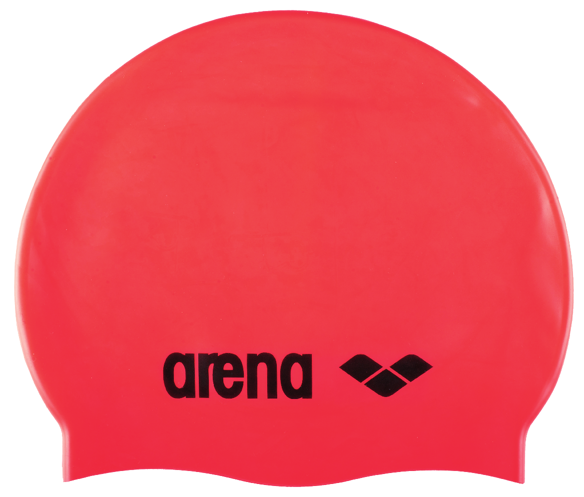 Arena Classic Silicone Swim Cap - Fluorescent Orange