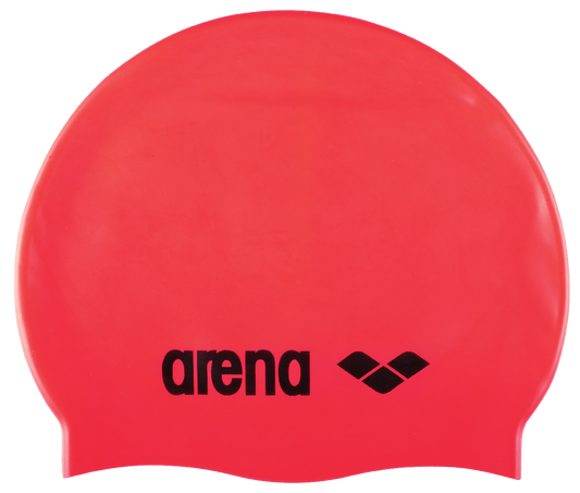Arena Classic Silicone Swim Cap - Fluorescent Orange