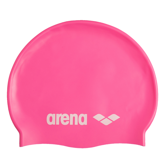 Arena Classic Silicone Swim Cap - Bright Pink