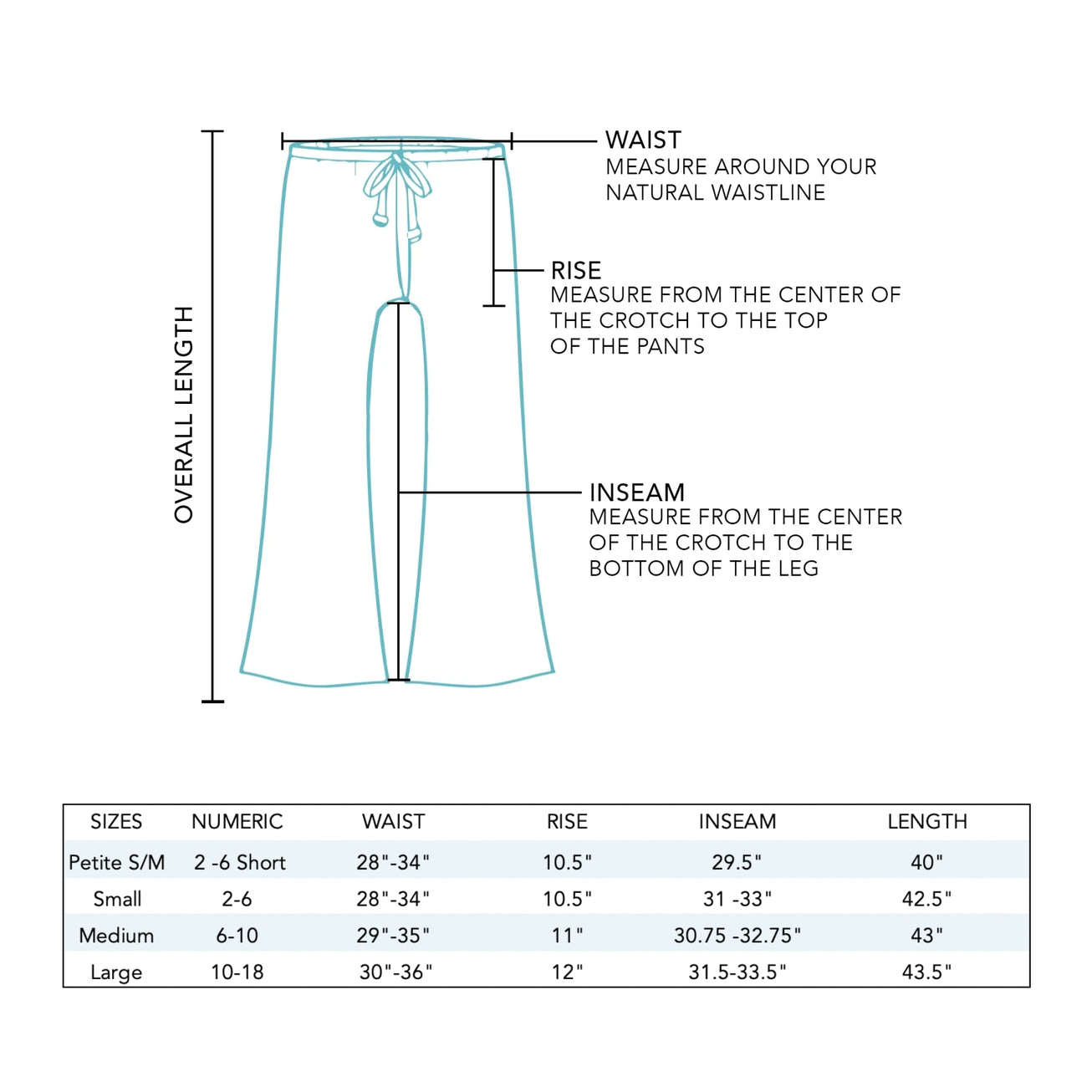 Lotus and Luna Wide Leg Cabana Pants - Sage