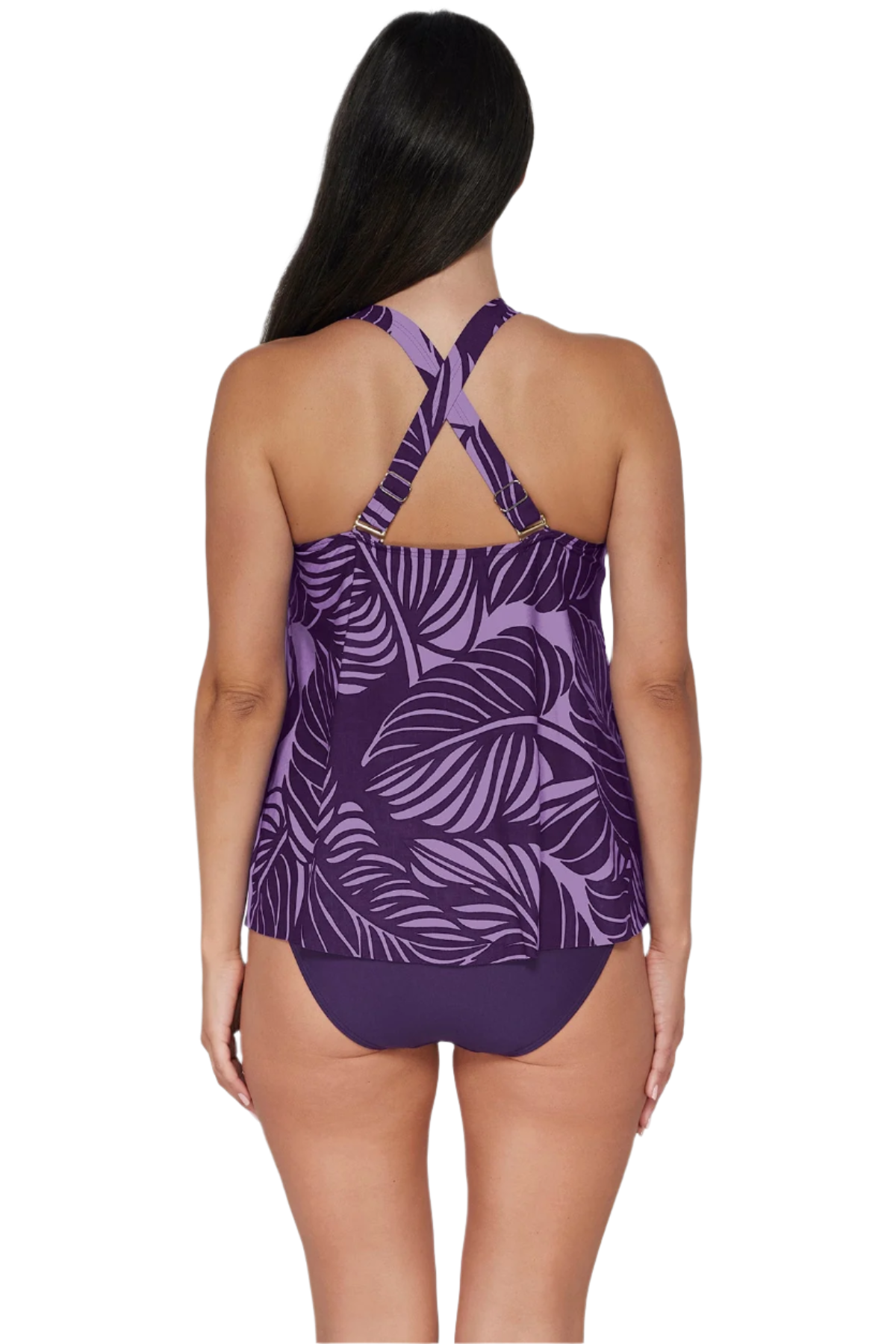 Sunsets Sadie Tankini Top - Mystic Palms