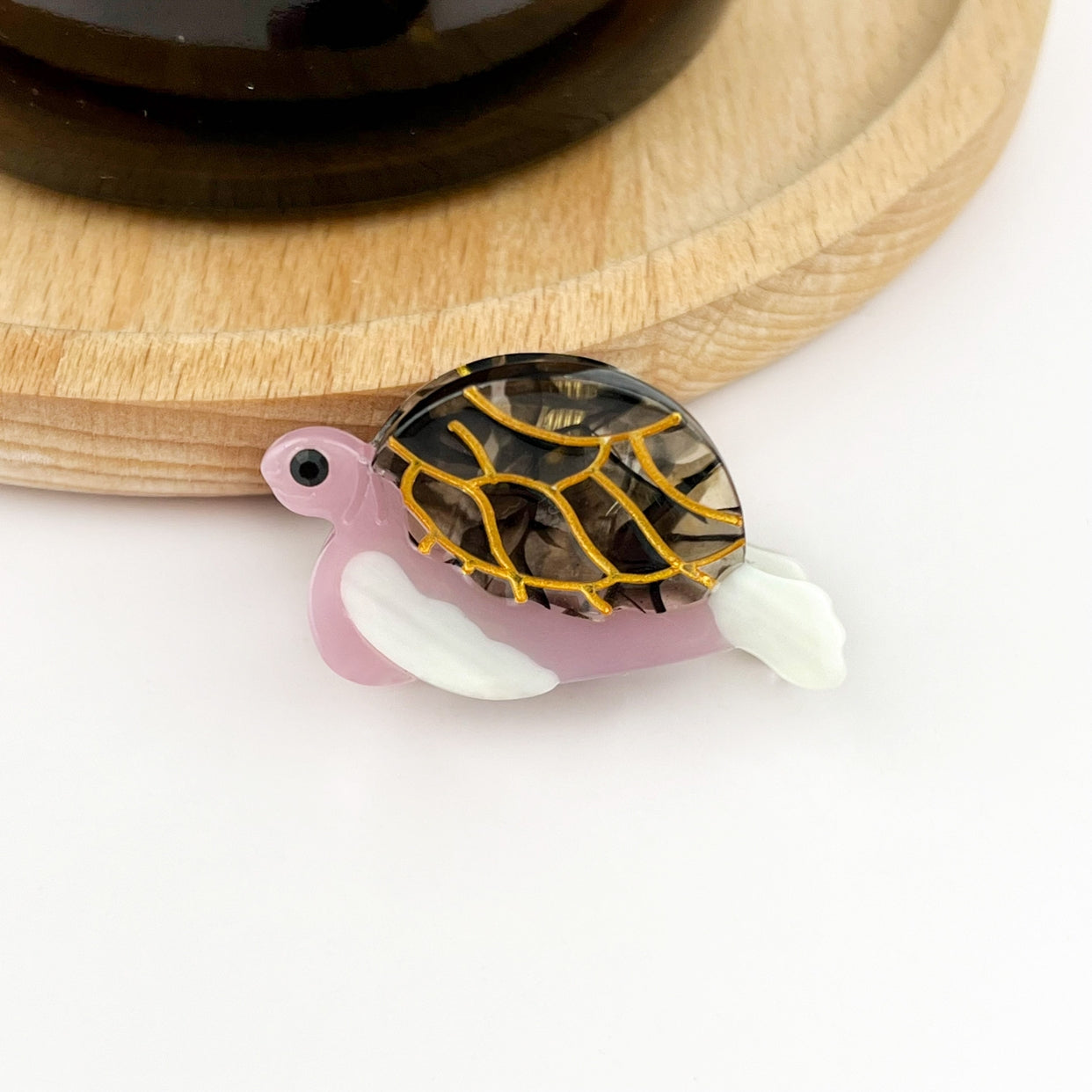 SSR Acetate Mini Purple Turtle Claw Hair Clip