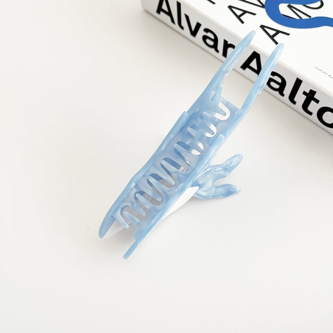 SSR Acetate Whale Hair Claw Clip - Light Blue