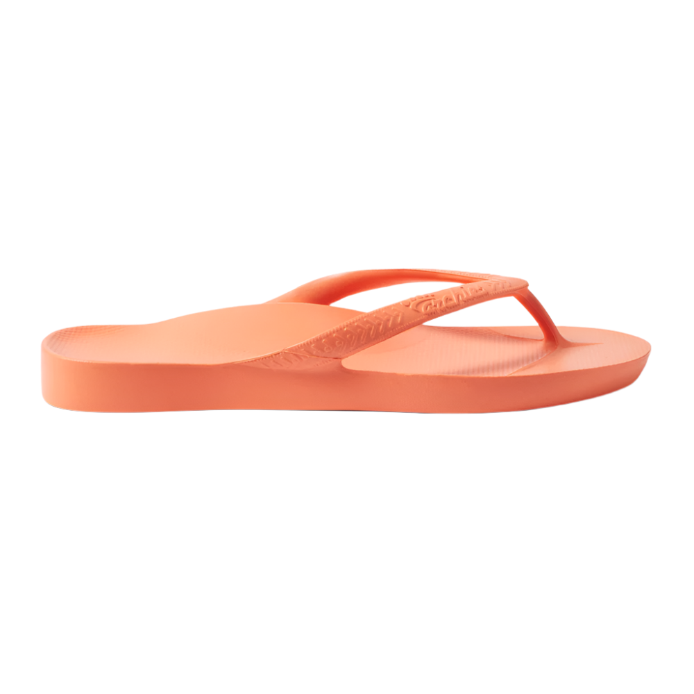 Archies Arch Support Flip Flops - Peach