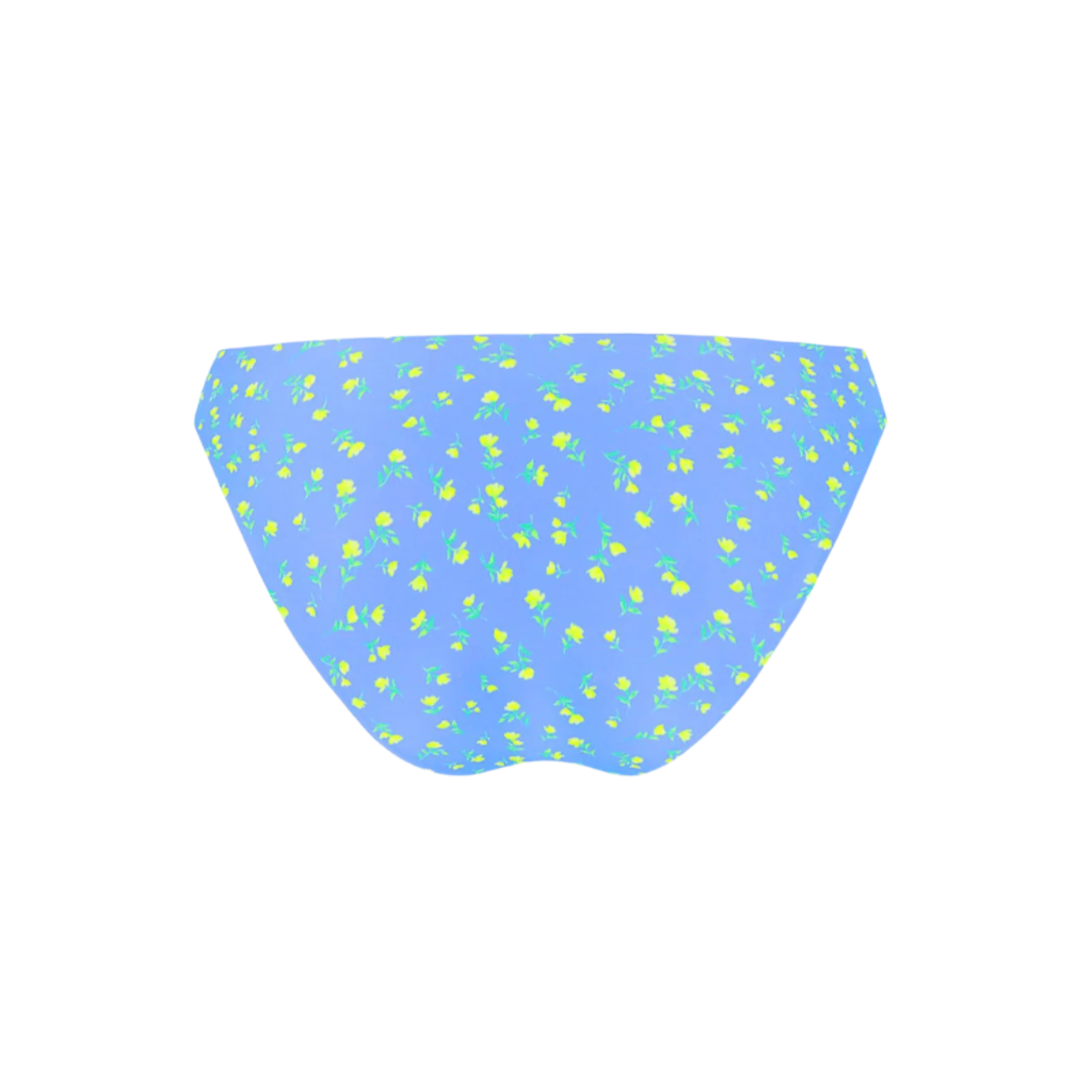 Kulani Kinis Minimal Full Coverage Bikini Bottom - Lemon Bloom