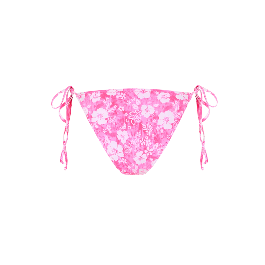 Kulani Kinis Full Coverage Tie Bikini Bottom - Island Blush