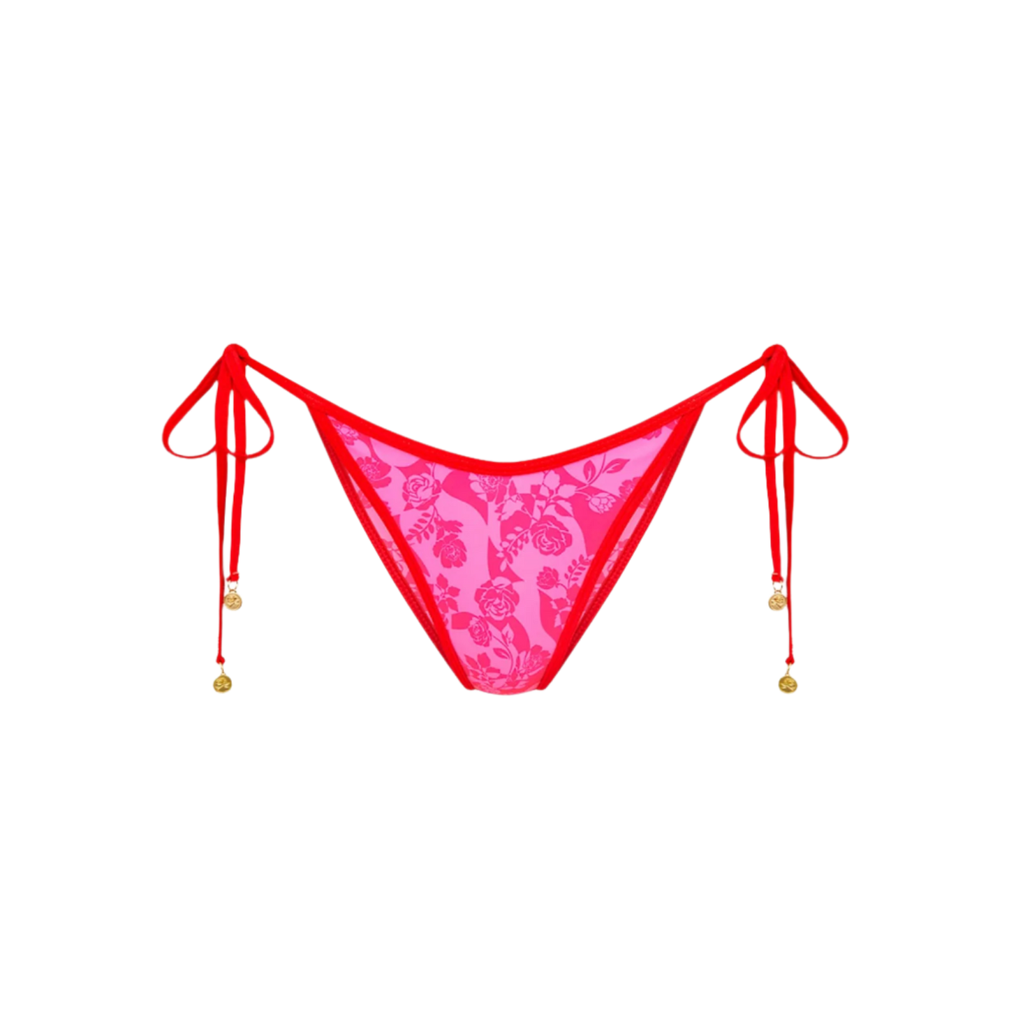 Kulani Kinis Bind Dipped Cheeky Tie Bikini Bottom - Hearts Collide