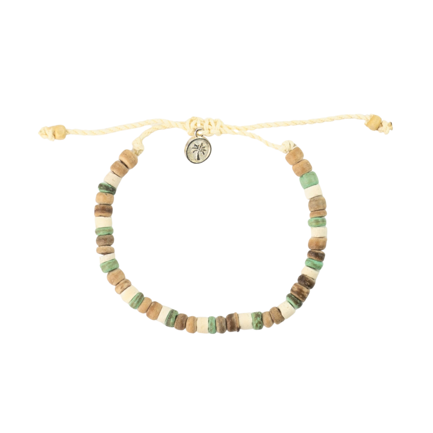 Pineapple Island Laut Turquoise & Wood Bracelet - Turquoise Multi