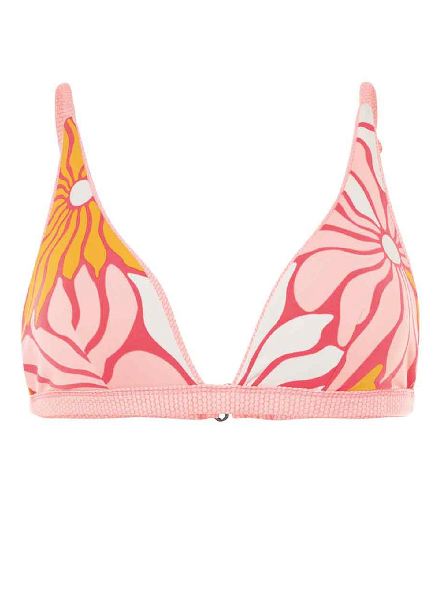 Maaji Ivy Triangle Bikini Top - Coral Salmon
