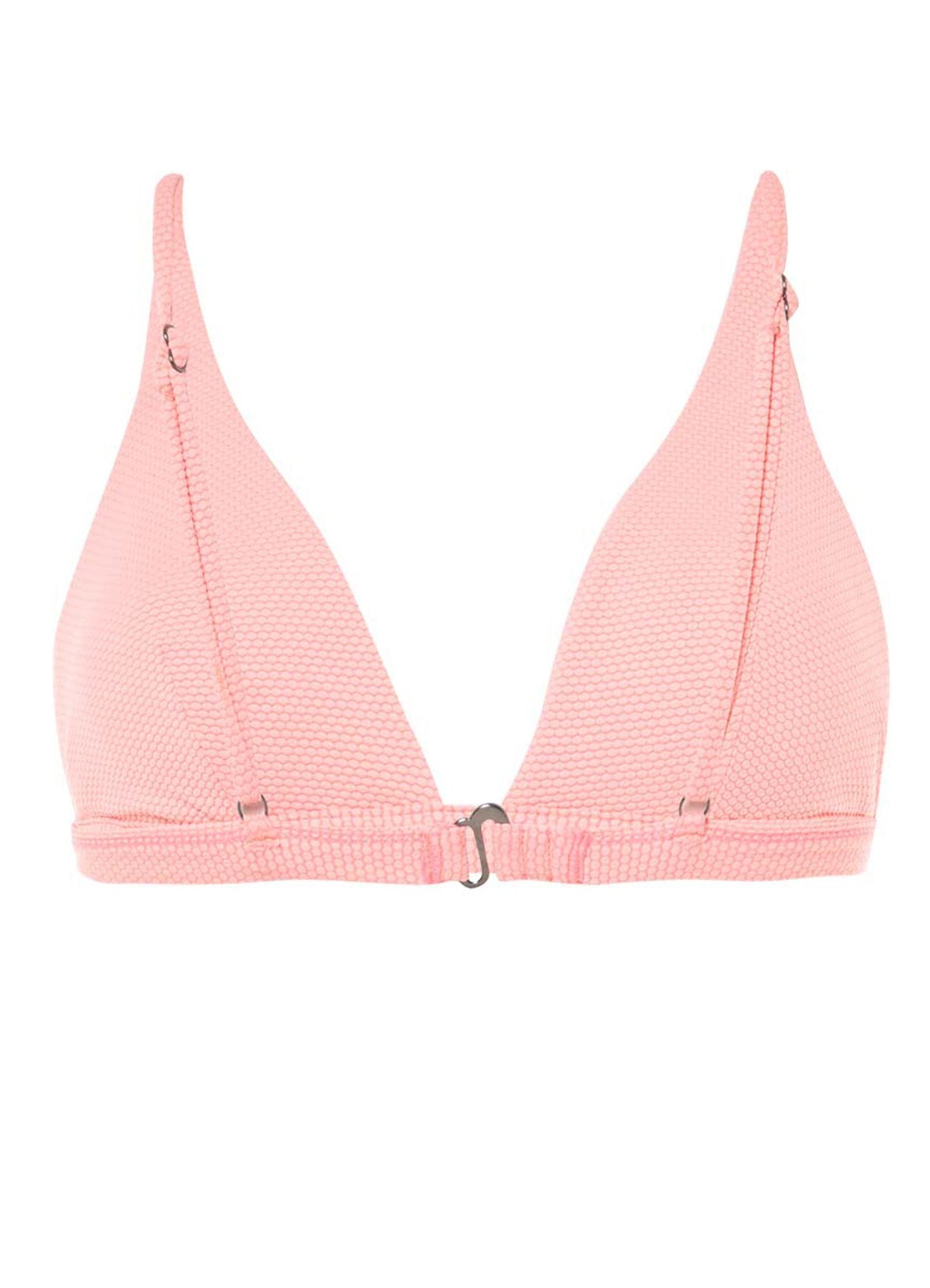 Maaji Ivy Triangle Bikini Top - Coral Salmon