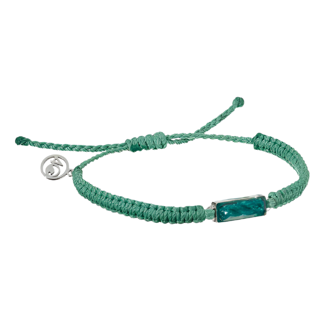 4ocean Ghost Net Bracelet - Seafoam Green