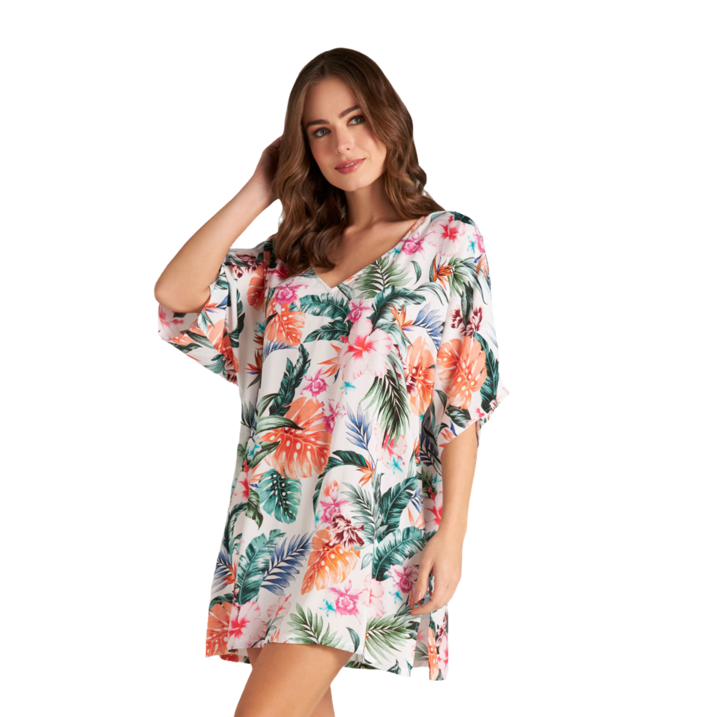 Jantzen Celia Tunic Coverup - Hawaiian Terrace - FINAL SALE