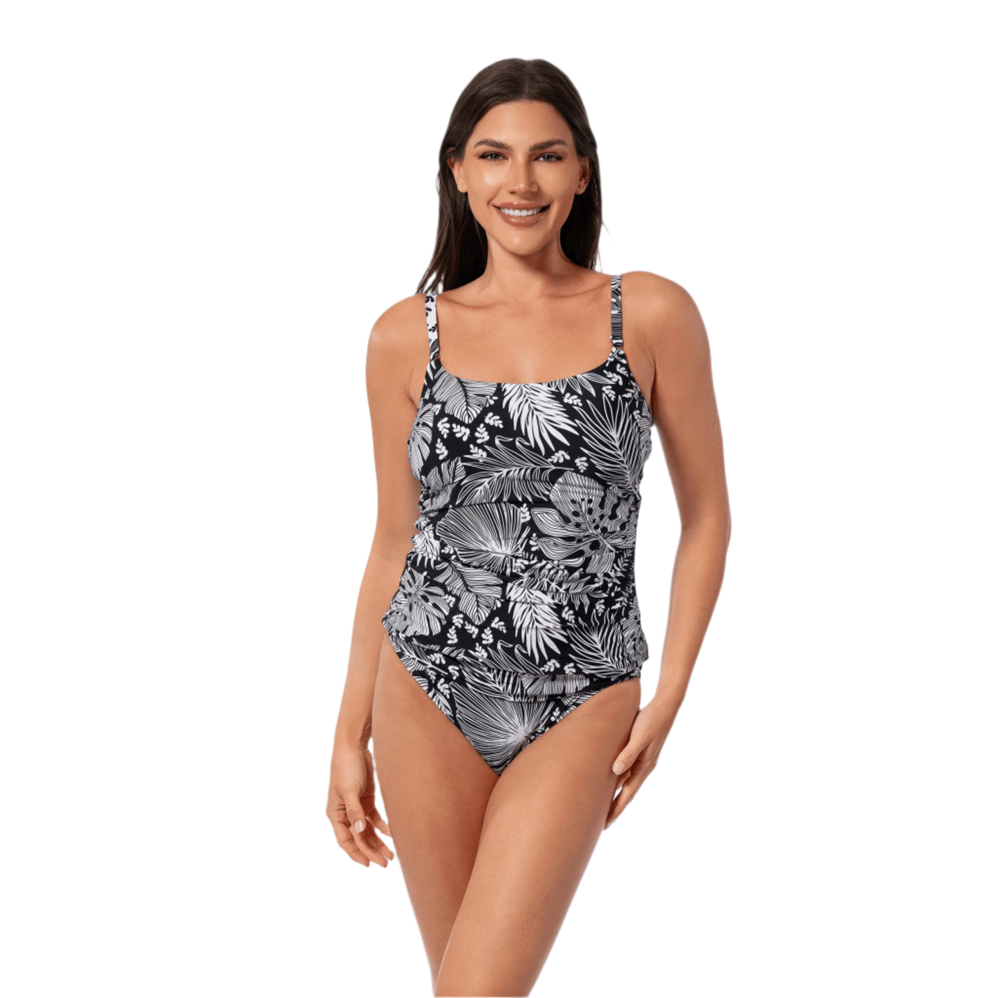 Jantzen Eden Cami Tankini Top - Forest Blast