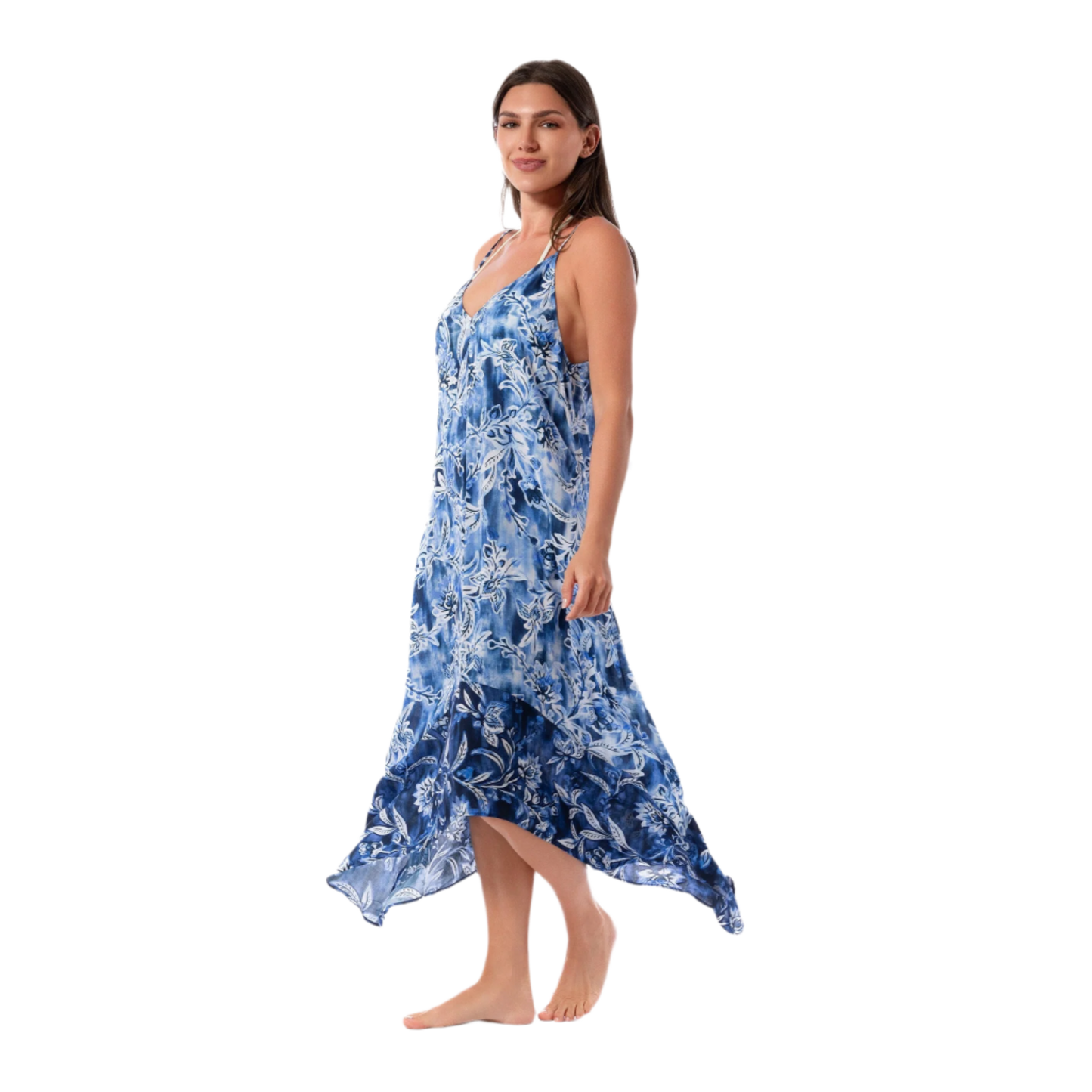 Jantzen Maggie Scarf Dress - Ocean Mosaic