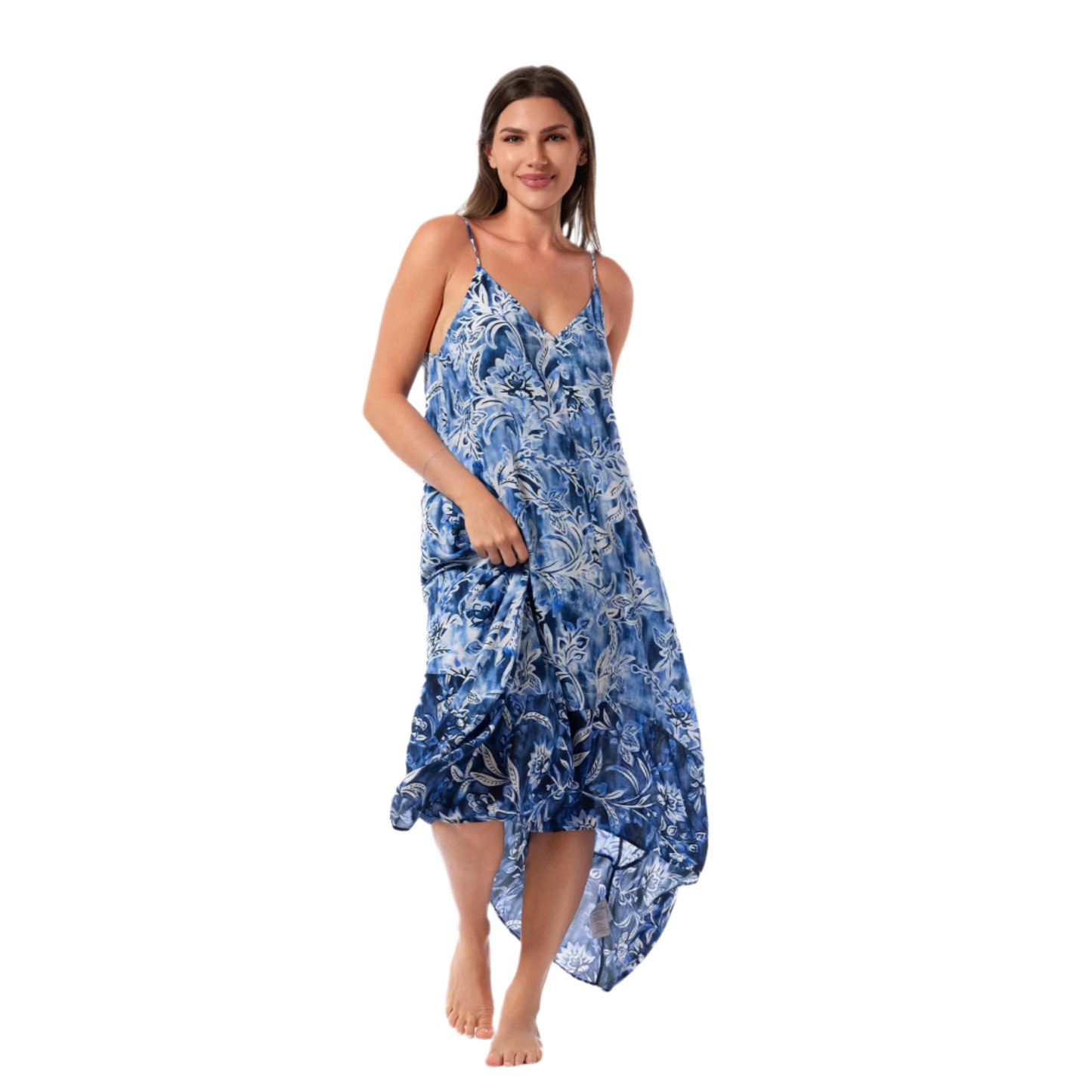 Jantzen Maggie Scarf Dress - Ocean Mosaic
