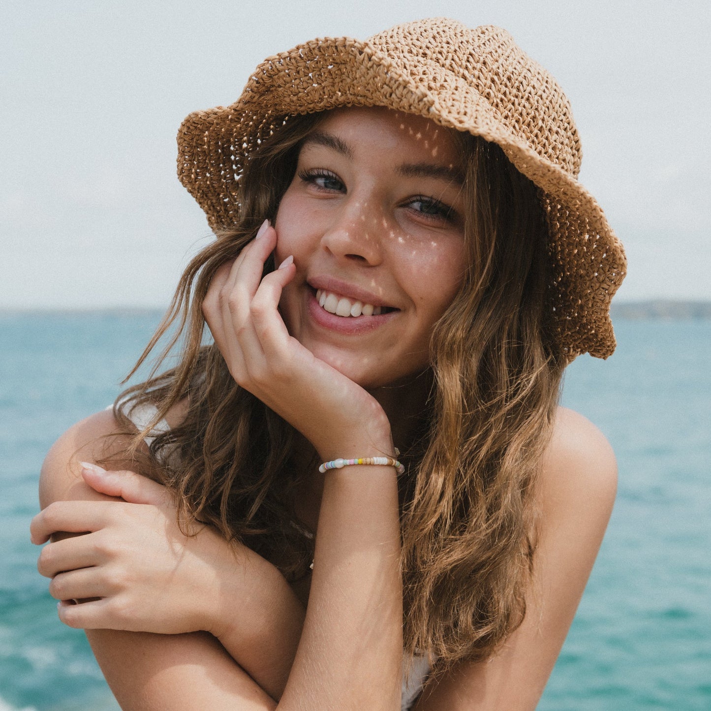 Pineapple Island Mentawai Islands Surfer Bracelet - White Multi