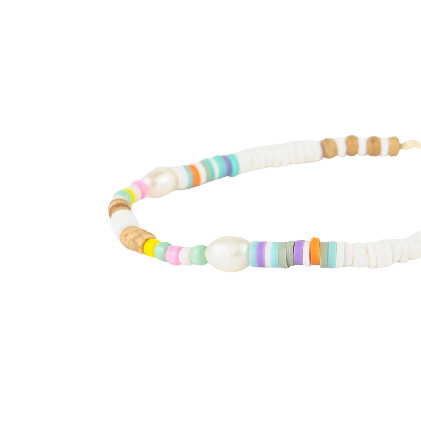 Pineapple Island Mentawai Islands Surfer Bracelet - White Multi