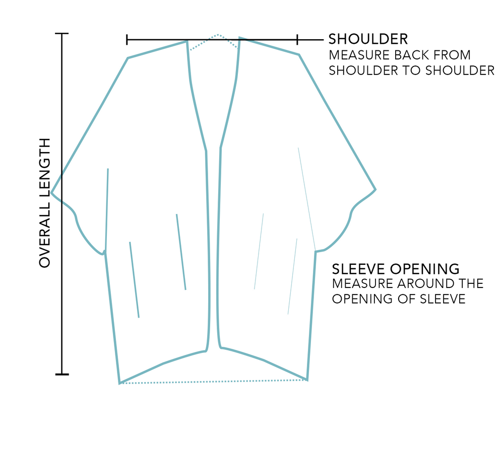 Lotus and Luna Kimono Beach Coverup - Como