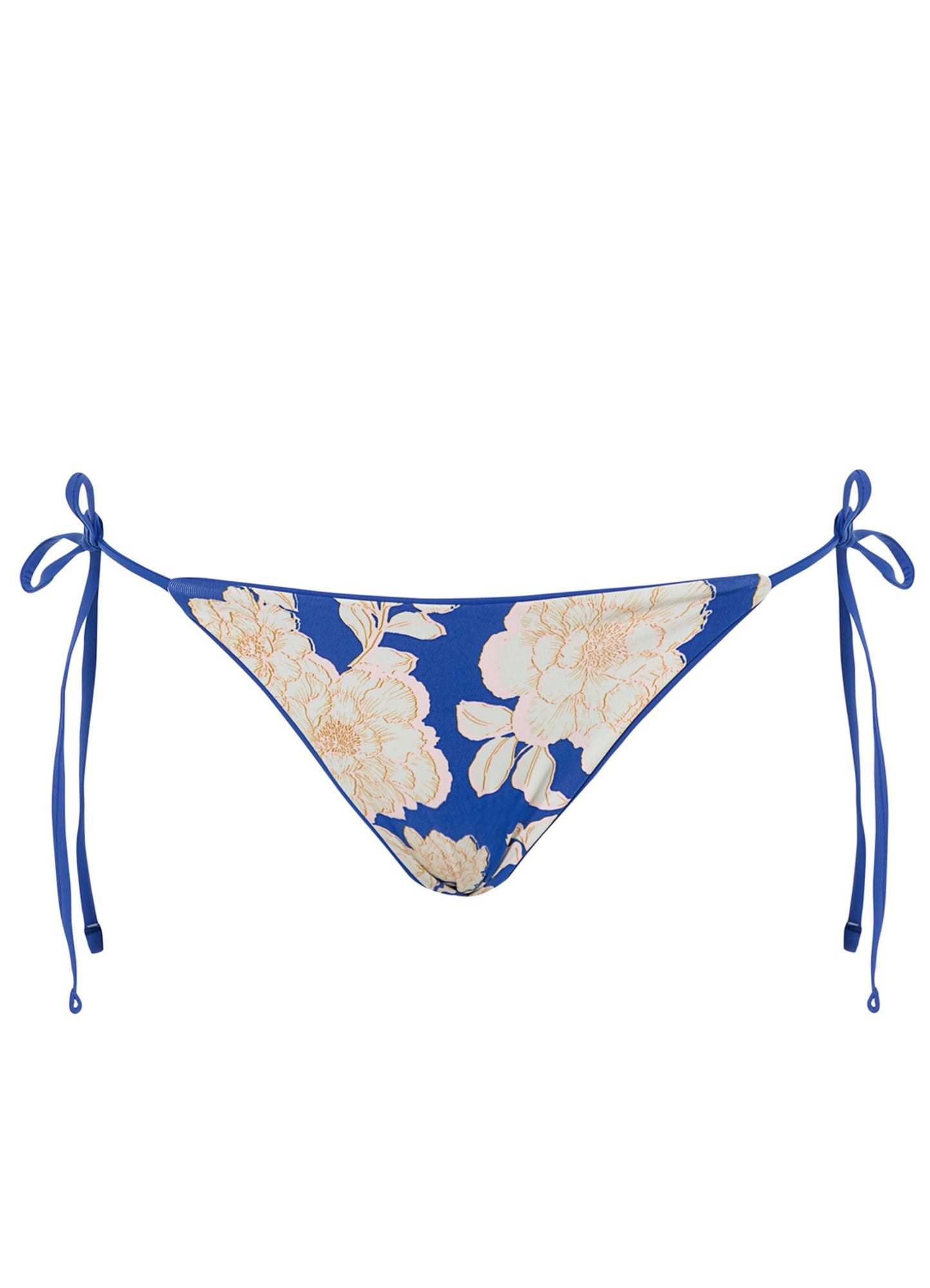 Maaji Sunning Tie Side Cheeky Cut Bikini Bottom - Lapis Blue