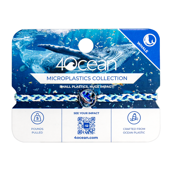 4ocean Microplastics Bracelet - Whale
