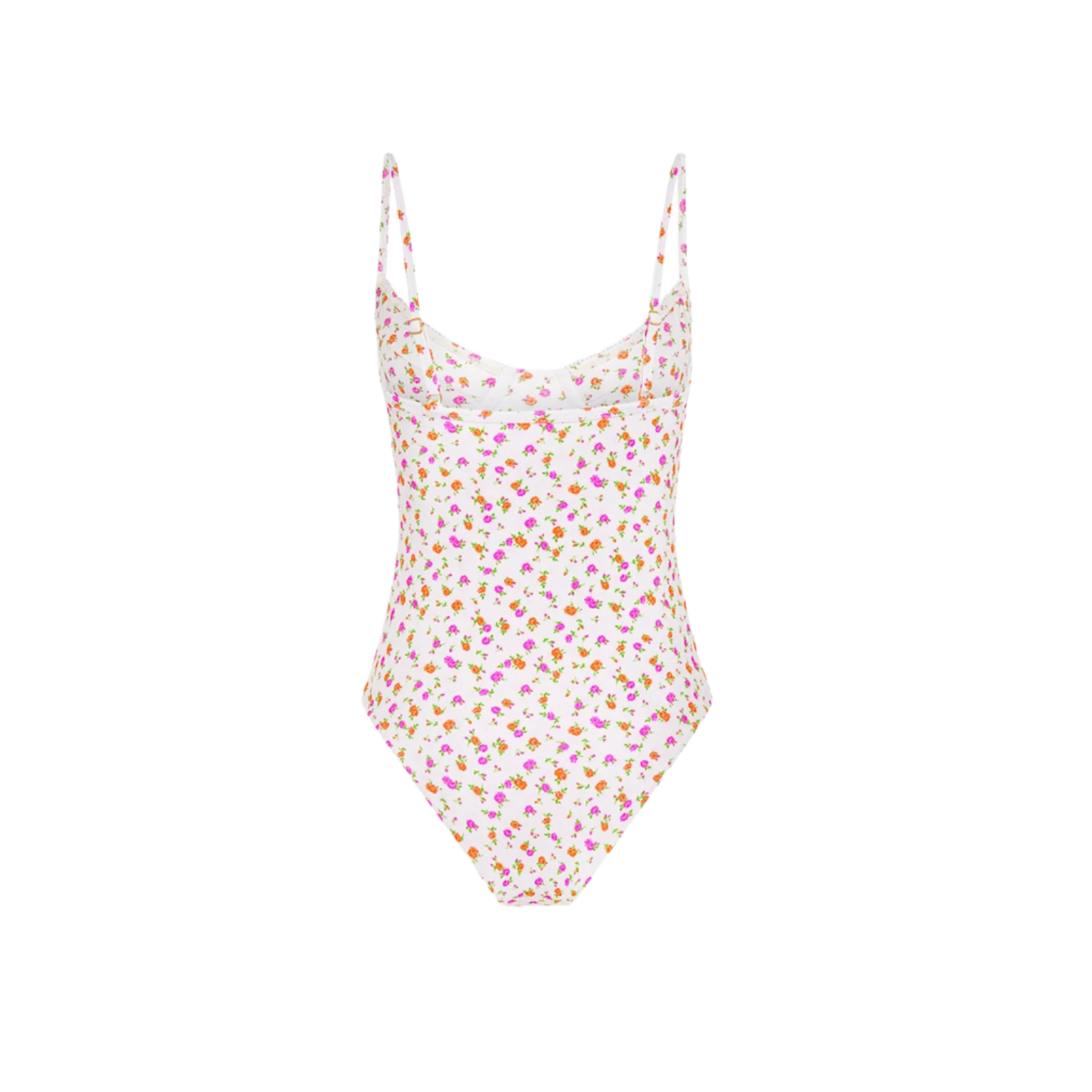 Kulani Kinis Double Ruffle Underwire Cheeky One Piece - Rosie Posie