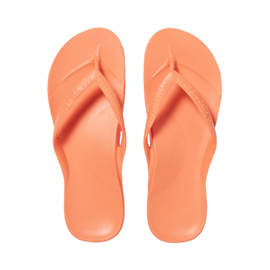 Archies Arch Support Flip Flops - Peach