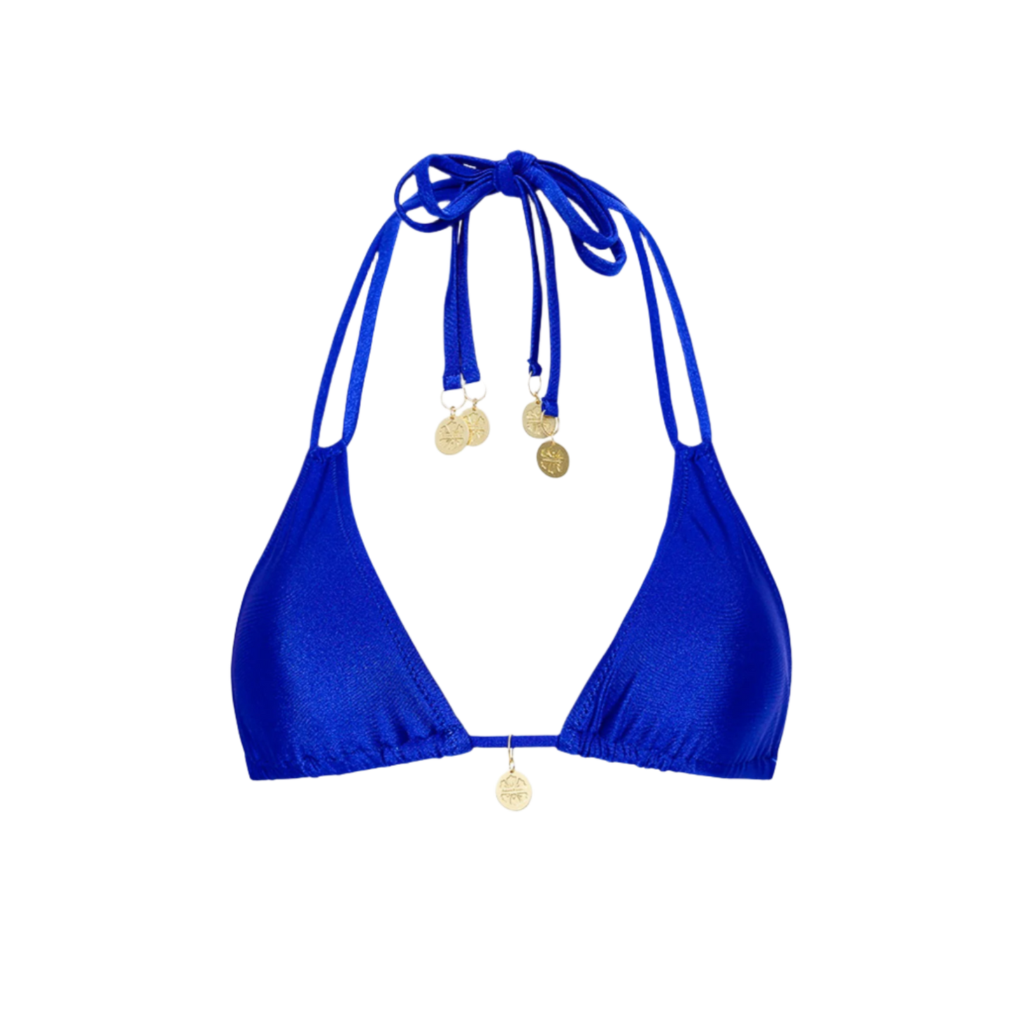 Kulani Kinis Halter Bralette Bikini Top - Blue Lagoon