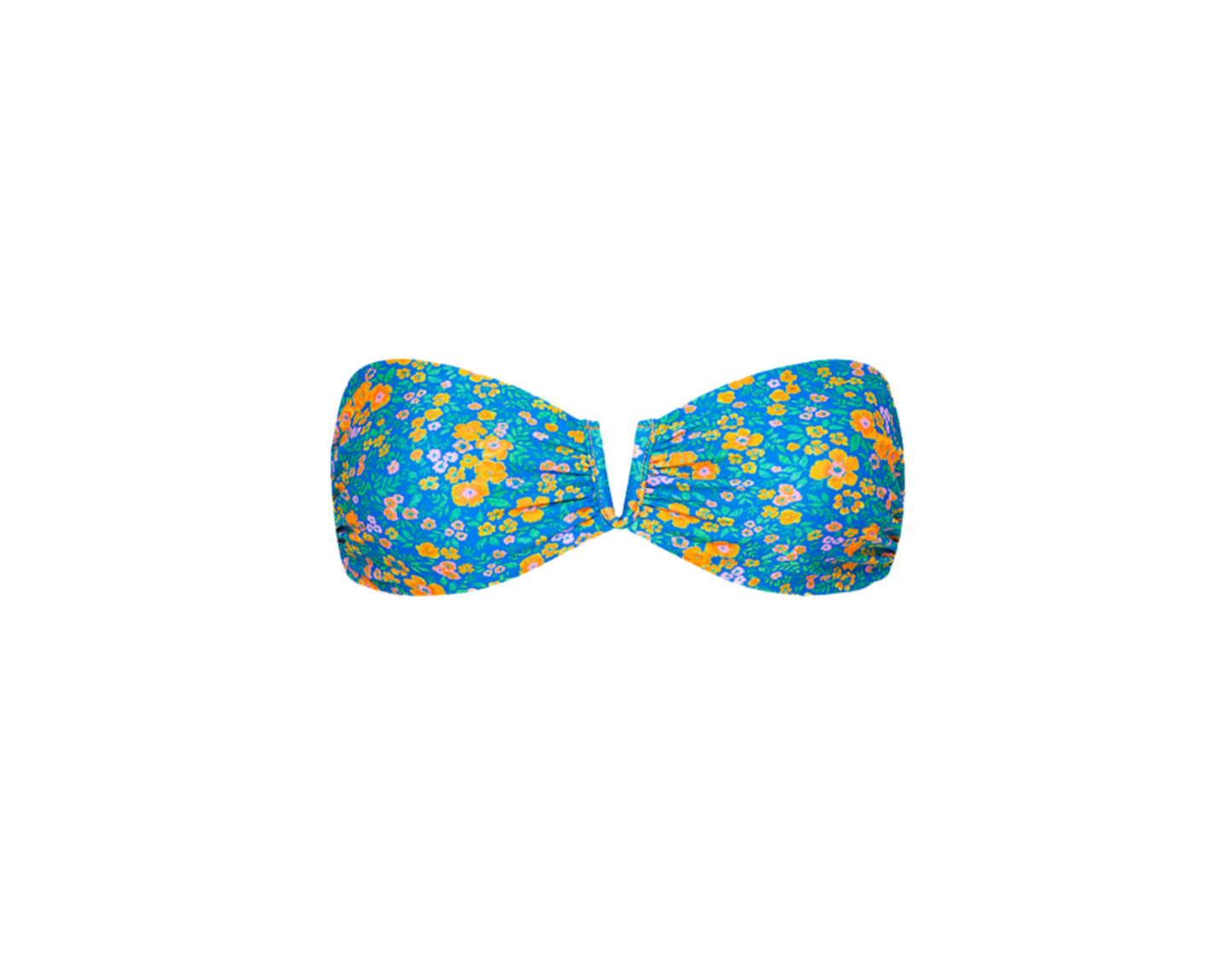 Kulani Kinis V Strapless Bandeau Bikini Top - Ocean Potion - FINAL SALE