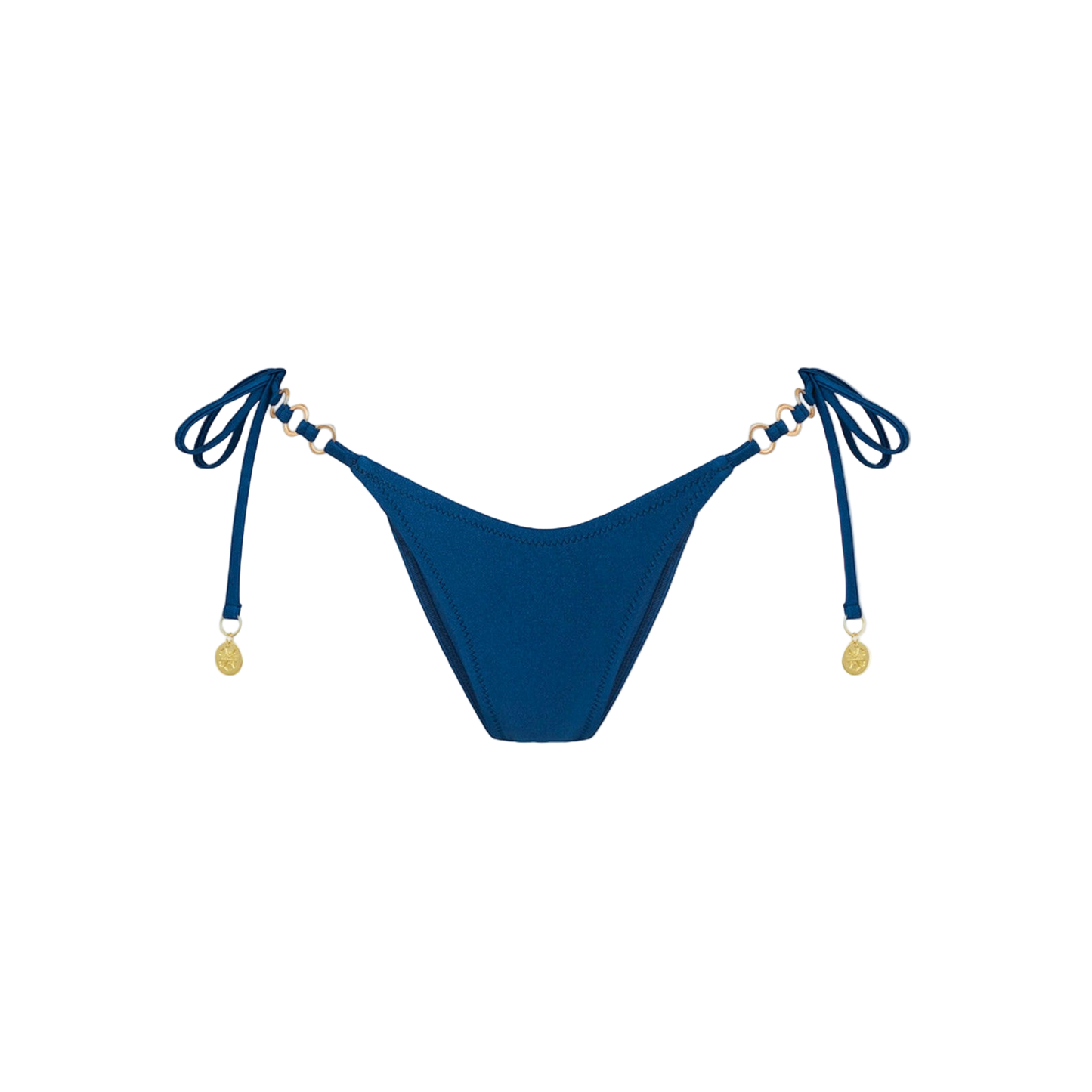Kulani Kinis Trio Ring Cheeky Tie Bikini Bottom - Mystic Moon