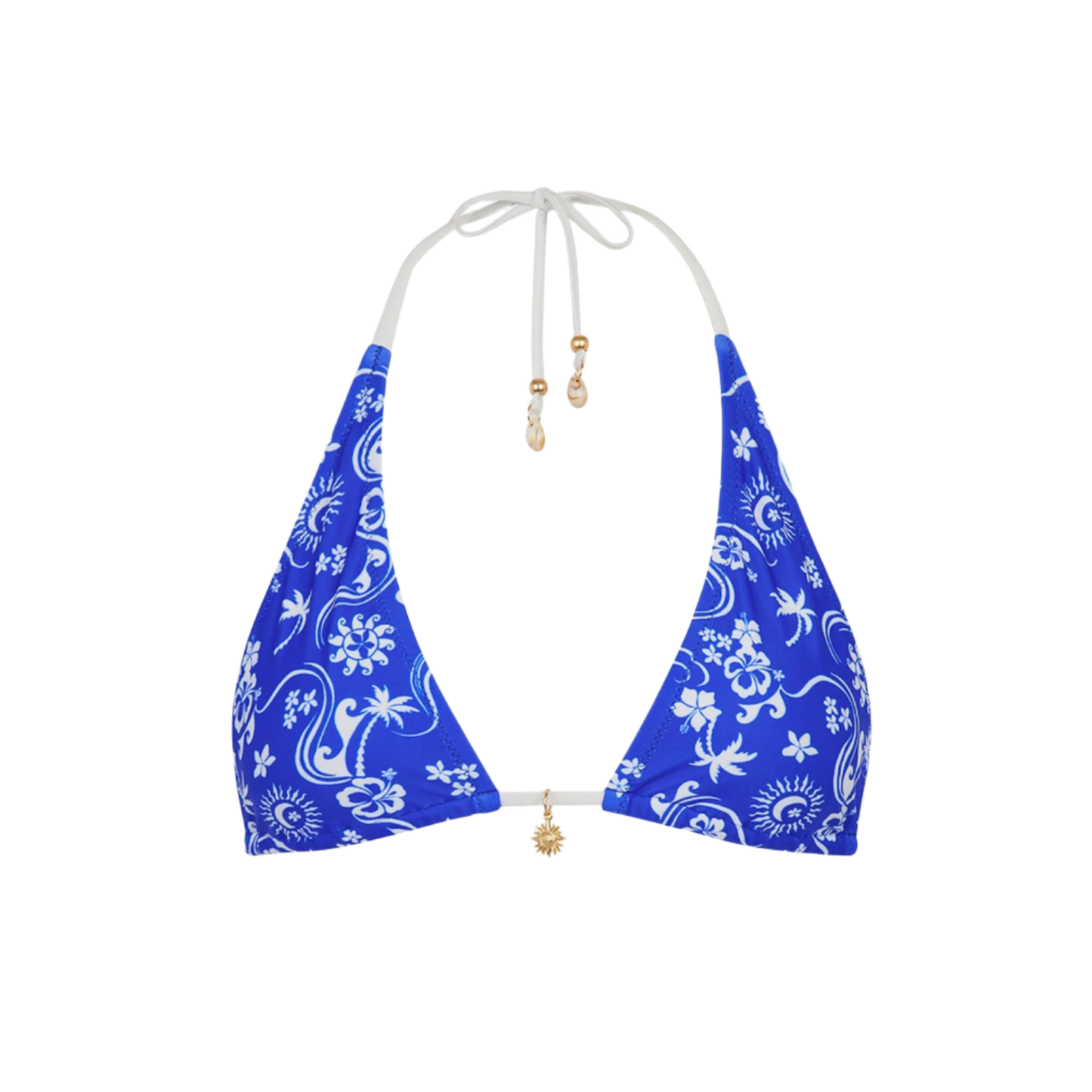 Kulani Kinis Classic Tie Halter Bikini Top - Surfside