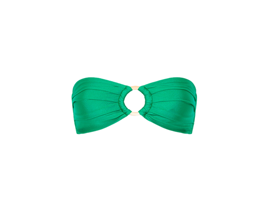 Kulani Kinis Strapless Bandeau Bikini Top - Jungle Jewel - FINAL SALE