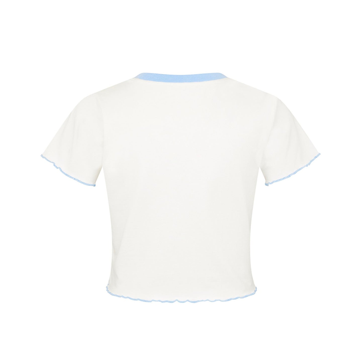 Kulani Kinis Lettuce Cropped Mini Tee - Blue Crush