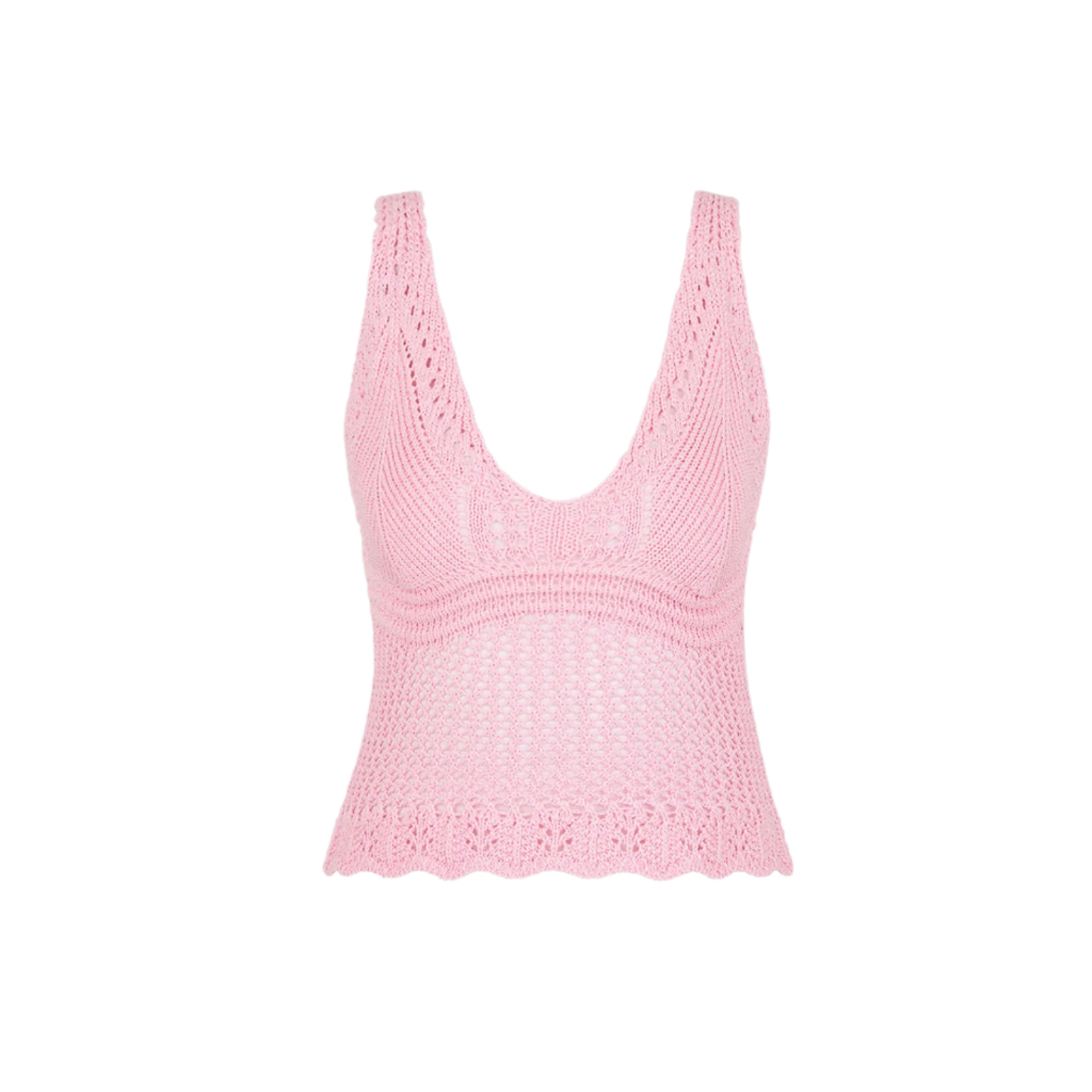 Kulani Kinis Crochet Cami - Strawberry Glaze