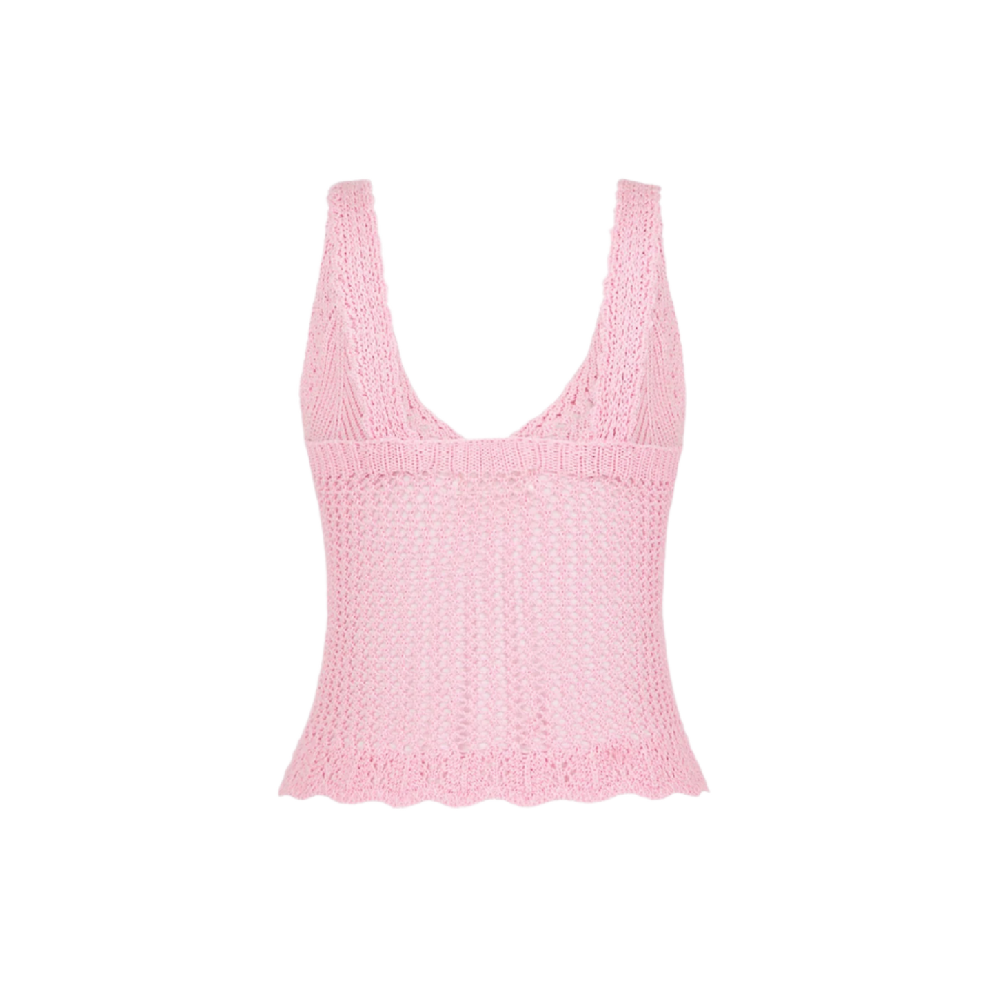 Kulani Kinis Crochet Cami - Strawberry Glaze