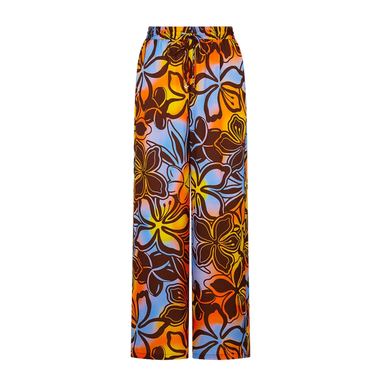 Kulani Kinis Palazzo Pants - Frangipani Fizz