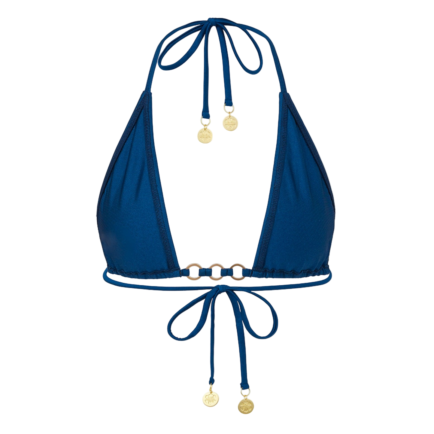Kulani Kinis Trio Ring Triangle Bikini Top - Mystic Moon