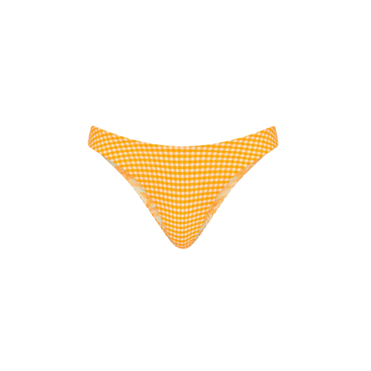 Kulani Kinis Minimal Full Coverage Bikini Bottom - Orange Cream