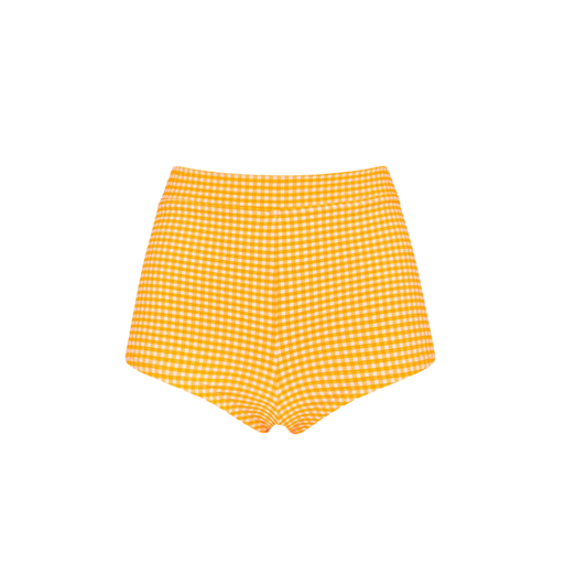 Kulani Kinis Cheeky Retro Swim Short - Orange Cream