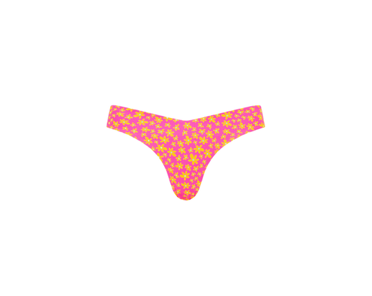 Kulani Kinis V Cheeky Bikini Bottoms - Berry Blush