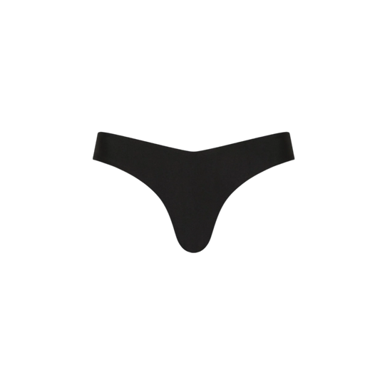 Kulani Kinis V Cheeky Bikini Bottom - Twilight Black