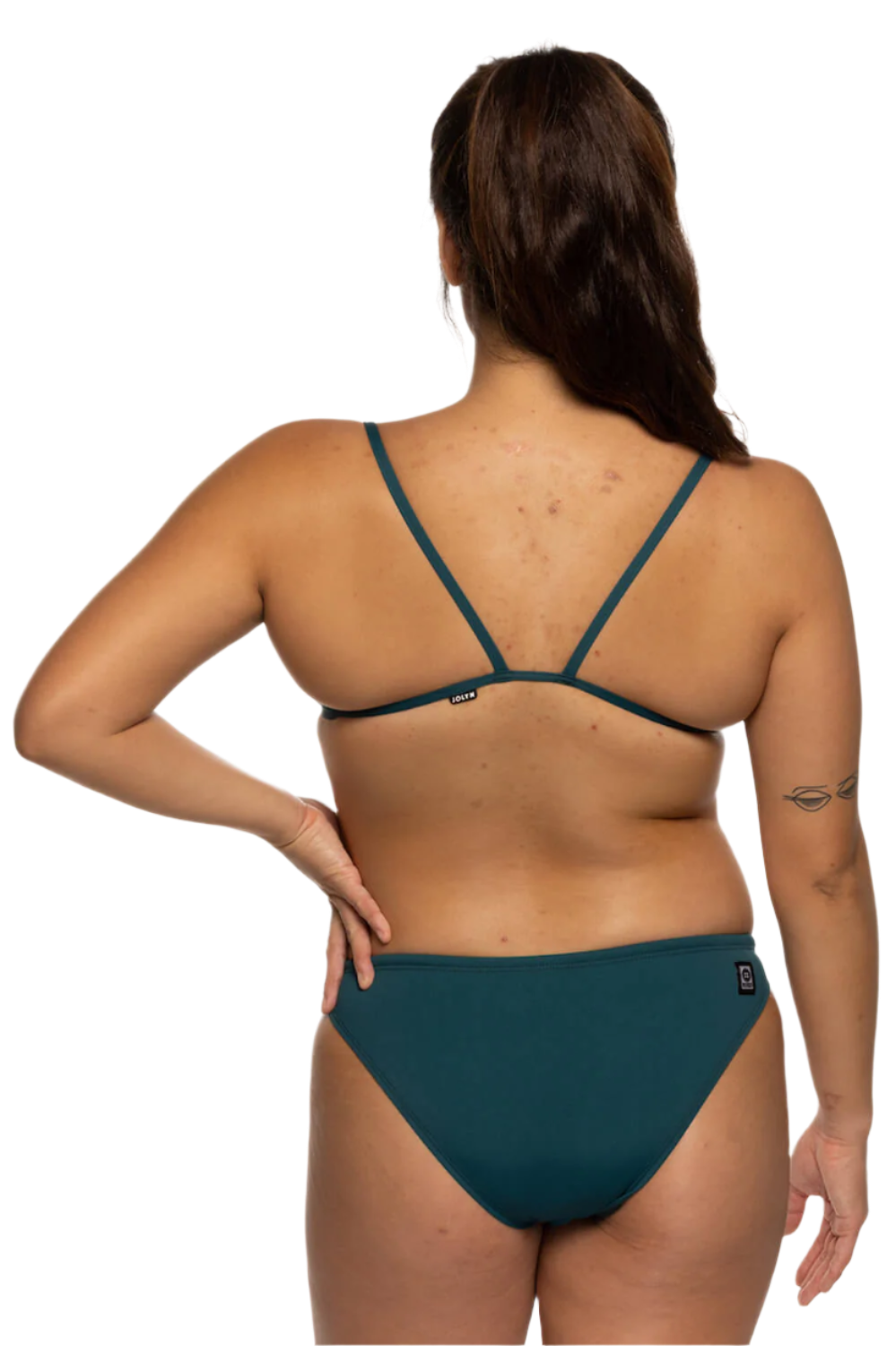 Jolyn Midl Bikini Bottom - Peacock