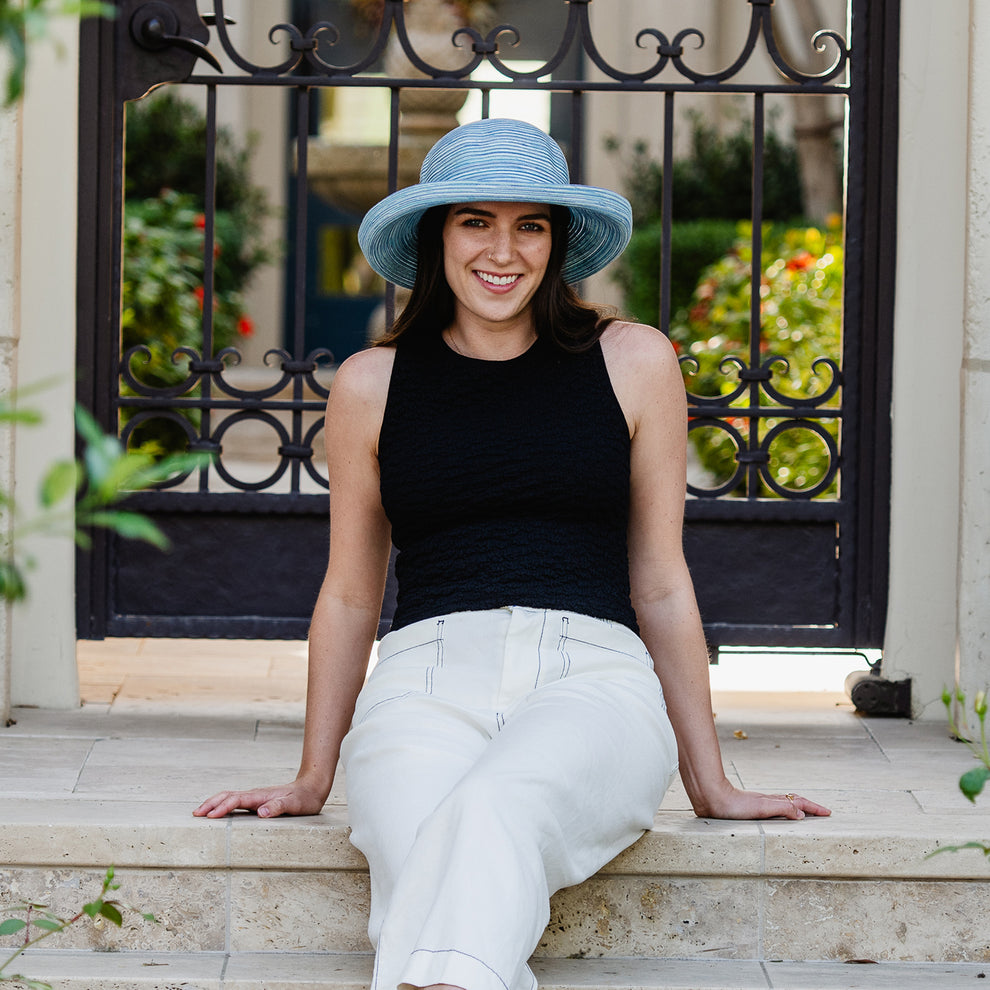 Wallaroo Sydney Packable Sun Hat - Light Blue