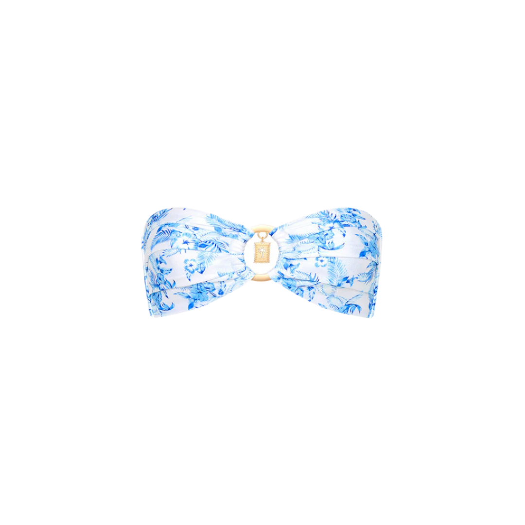 Kulani Kinis Strapless Bandeau Bikini Top - Vintage Paradise