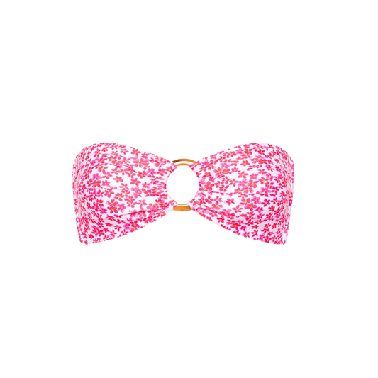 Kulani Kinis Strapless Bandeau Bikini Top - Lovebug - FINAL SALE